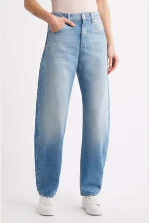 HUGO BOSS Daelya Barrel Leg Jeans in at Nordstrom, Size 27