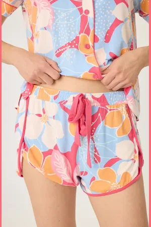 P.J.Salvage Tropical Dreams Pajama Shorts in at Nordstrom, Size Large