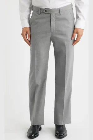 Berlei Flat Front Tropical Weight Wool Dress Pants in at Nordstrom, Size 34