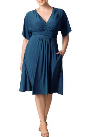 Kiyonna Gia Floral Midi Dress in at Nordstrom, Size 0X