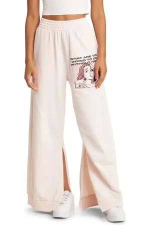 Boys Lie What Are You Going to Do Cotton Wide Leg Sweatpants in at Nordstrom, Size X-Large