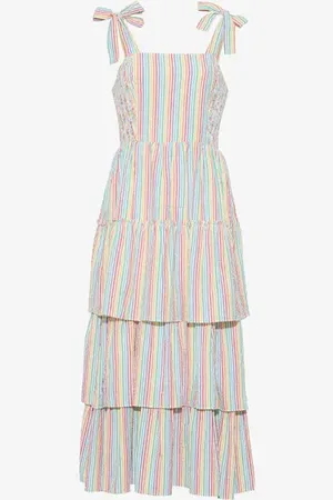 Draper Taylor Tiered Midi Dress in at Nordstrom, Size X-Small