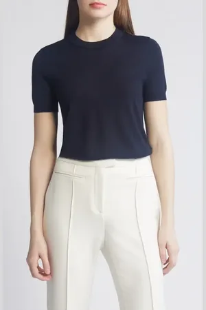 HUGO BOSS Falyssiasi Wool T-Shirt Sweater in at Nordstrom, Size X-Small