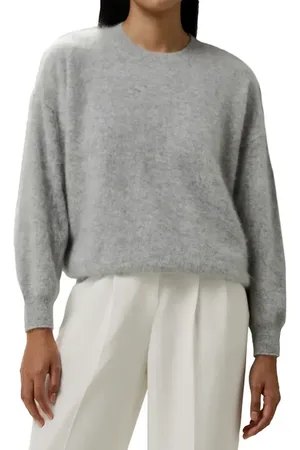 Lilysilk Brushed Cashmere Pullover Sweater in at Nordstrom, Size Large