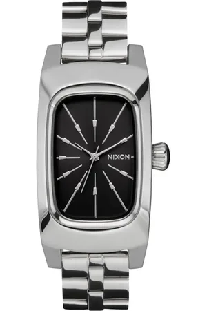 Nixon Frankie Bracelet Watch, 24mm in Mid Century /Silver /Black at Nordstrom
