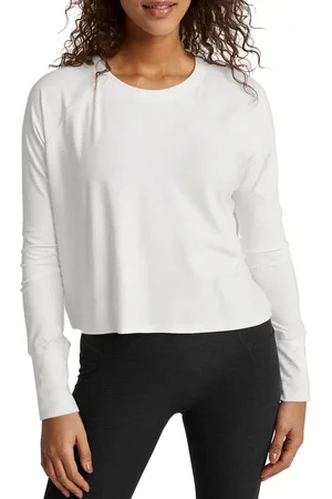 Beyond Yoga Featherweight Long Sleeve T-Shirt in at Nordstrom, Size Medium