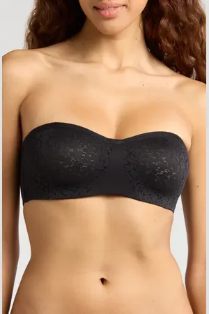 Chantelle Norah Lace Trim Bandeau Bra in at Nordstrom, Size 36G