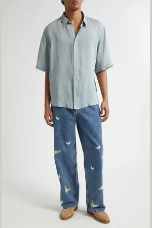 OUR LEGACY Vast Cut Wide Straight Leg Jeans in at Nordstrom, Size 32