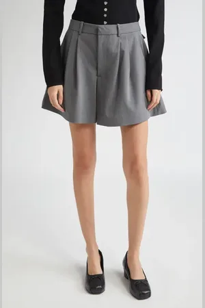 SANDY LIANG Hinoki Pleated Shorts in at Nordstrom, Size 6