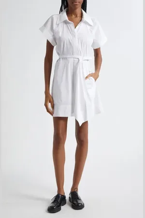 A.L.C. Julie Cotton Mini Shirtdress in at Nordstrom, Size 14