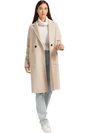 Belle & Bloom Publisher Double Breasted Wool Blend Coat in at Nordstrom, Size Small Au