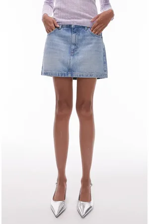 Topshop Denim Miniskirt in at Nordstrom, Size 8 Us