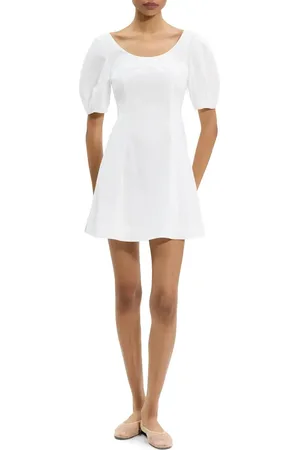 THEORY Puff Sleeve Minidress in at Nordstrom, Size 10