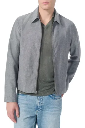 RAG&BONE Melrose Donegal Wool Blend Zip Jacket in at Nordstrom, Size Large