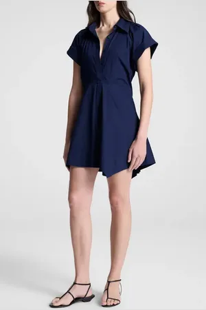 A.L.C. Julie Cotton Mini Shirtdress in at Nordstrom, Size 8