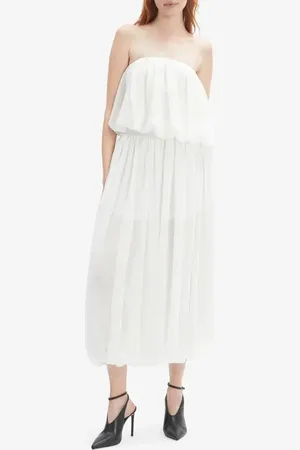 Bardot Lissett Soft Georgette Strapless Balloon Top in at Nordstrom, Size 2