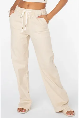 Roxy Sunset Dream Twill Wide Leg Pants in at Nordstrom, Size Large