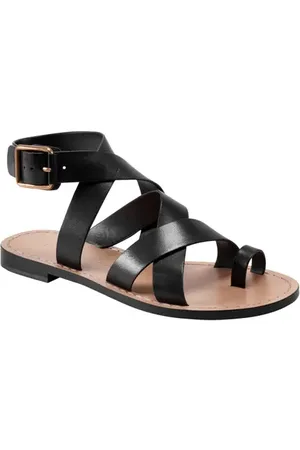 MARC FISHER Lollie Strappy Toe Loop Sandal Women) in at Nordstrom, Size 8