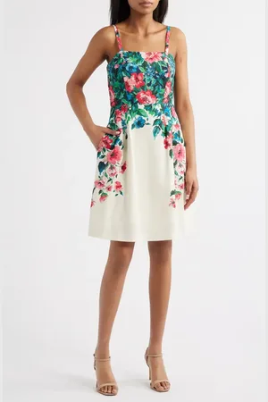 Tahari ASL Placed Floral Dress in at Nordstrom, Size 12