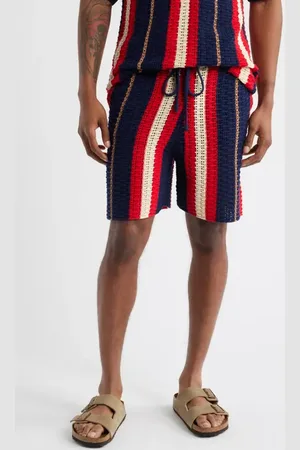 MAVRANS Crab Stripe Knit Shorts in at Nordstrom, Size Small