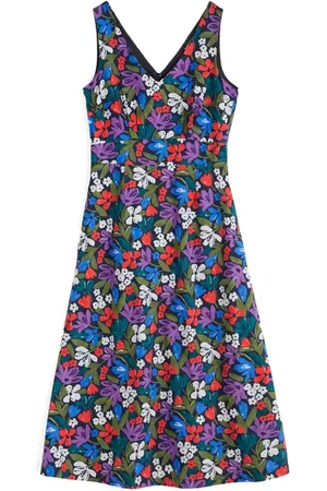Seasalt Cornwall Sky Beyond Sleeveless Organic Cotton Midi Dress in at Nordstrom, Size 6 Us