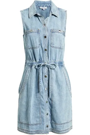 Rails Erica Sleeveless Denim Minidress in at Nordstrom, Size Large