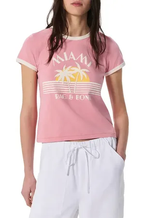 RAG&BONE Miami Cotton Graphic T-Shirt in at Nordstrom, Size X-Small