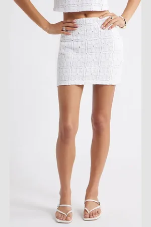 Open Edit Textured Knit Miniskirt in at Nordstrom, Size Xx-Small