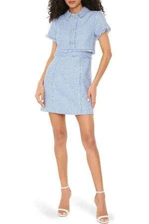 LIKELY Daisy Fray Tweed Minidress in at Nordstrom, Size 12