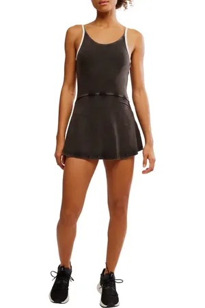 Free People Hot Shot Stretch Cotton Skortsie in at Nordstrom, Size X-Large