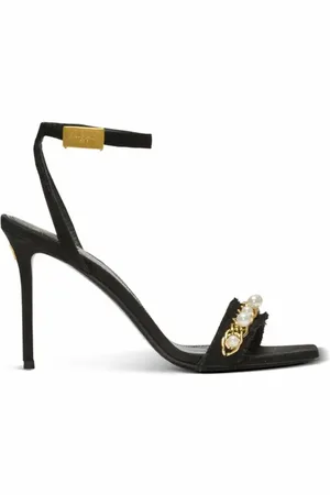 Balmain PB sandals in suede leather in at Nordstrom, Size 38