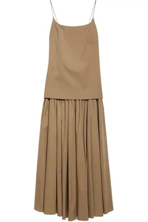 Staud Ari Gathered Sleeveless Maxi Dress in at Nordstrom, Size X-Large
