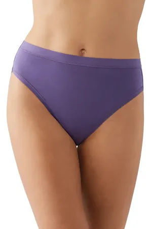 Wacoal Understated Cotton Blend High Leg Briefs in at Nordstrom, Size X-Large