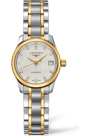 Longines Master Automatic Diamond Bracelet Watch, 25.5mm in at Nordstrom