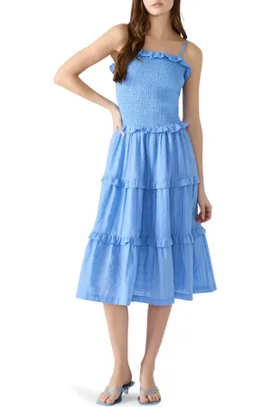 Steve Madden Nash Tiered Cotton Sundress in at Nordstrom, Size Large