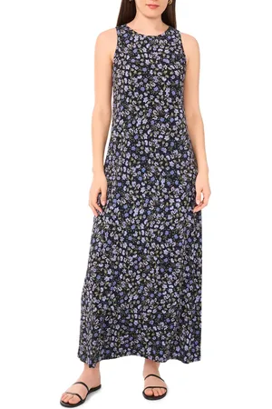 Vince Camuto Floral Sleeveless Jersey Maxi Dress in at Nordstrom, Size Xx-Large