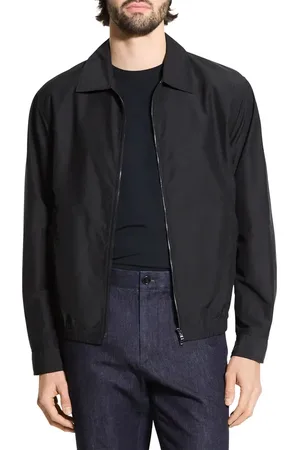 THEORY Cotton & Nylon Zip Jacket in at Nordstrom, Size Medium