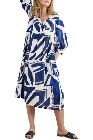 Seasalt Cornwall Earth Organic Cotton Caftan Dress in at Nordstrom, Size 8 Us