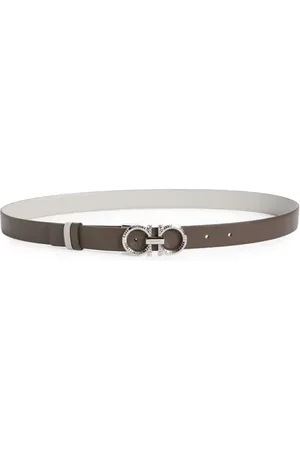 Salvatore Ferragamo Double Gancio Reversible Leather Belt in at Nordstrom, Size 85