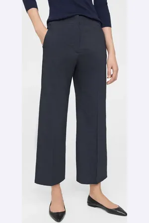 THEORY Clean Terena Wide Leg Crop Pants in at Nordstrom, Size 00
