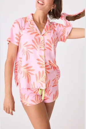 P.J.Salvage Electric Summer Butter Jersey Short Pajamas in at Nordstrom, Size Medium