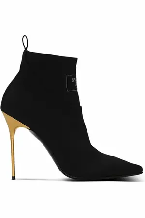 Balmain Crewneck knit ankle boots in at Nordstrom, Size 37