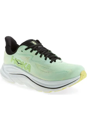 Hoka One One Clifton 10 Running Shoe in Mint Fluorite /Luna Moth at Nordstrom, Size 12.5
