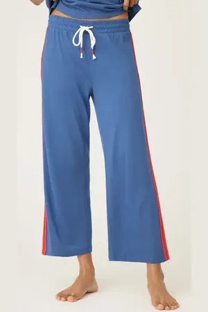 P.J.Salvage American Honey Cotton Blend Crop Pajama Pants in at Nordstrom, Size Medium