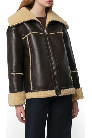 Apparis Calina Bonded Faux Shearling Coat in at Nordstrom, Size Medium