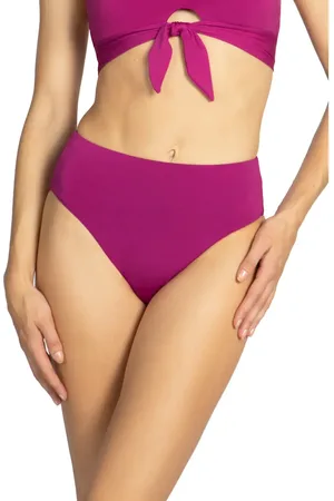 Robin Piccone Ava High Waist Bikini Bottoms in at Nordstrom, Size Medium