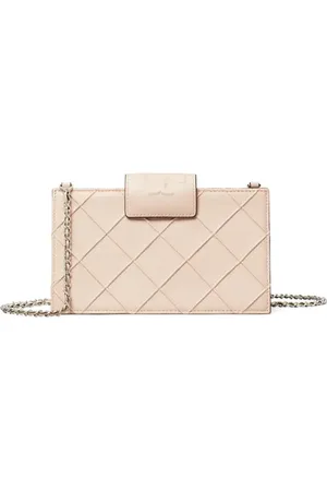 Tory Burch Mini Fleming Soft Quilted Leather Wallet on a Chain in at Nordstrom