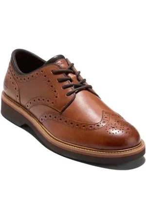 Cole Haan American Classics Montrose Wingtip Derby in Ch British Tan /Java at Nordstrom, Size 13