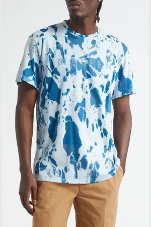 Alexander McQueen Flocked Logo Devor?? T-Shirt in at Nordstrom, Size X-Large