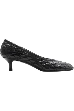 Burberry EKD Diamond Quilted Kitten Heel Pump in at Nordstrom, Size 7.5Us